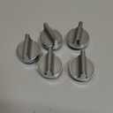 W10594481 Gas Range Stove Knobs Replacement (5 Pack) for Whirlpool Stove/Oven WCG97US0DS00 WCG97US6DS00, Cooktop Control Knobs Replaces WPW10594481 3281332 PS11756644