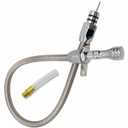 Stainless Flexible Dipstick for GM Chevy TH400 TH350 Turbo Transmission SBC BBC Firewall Mounted