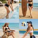 OVRUNS Camel Toe Bikini Bottoms High Waisted Swimsuit Bottom Tummy Control Waterproof UPF 50+ Bathing Suit for Women XL