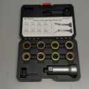 BILITOOLS 10-Piece Axle Spindle Thread Chaser Set, Thread Rethreading Restorer Tool Metric M20 M22 M24 & UNF 13/163/4