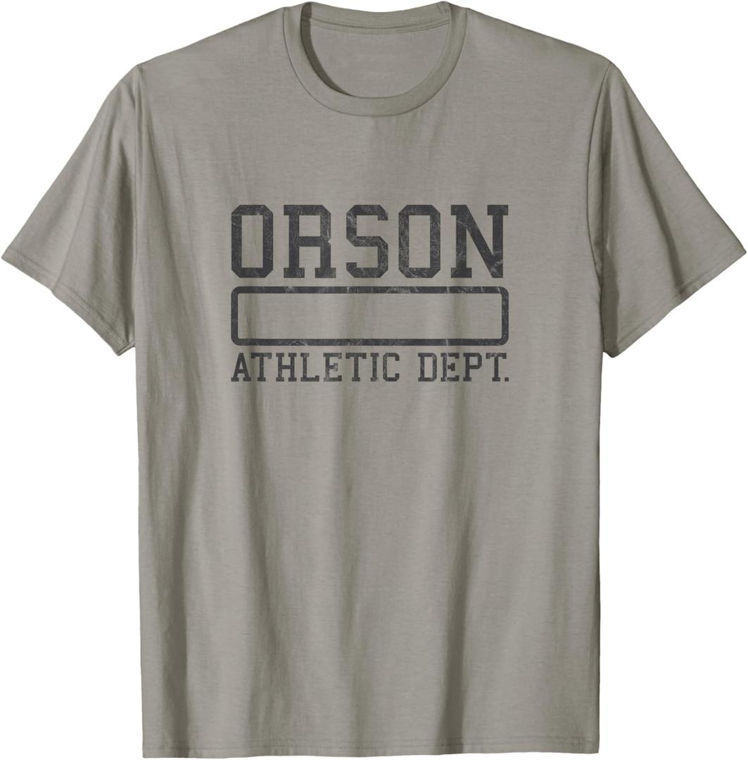 Mens Orson Athletic Department T-shirt XL Heather Grey