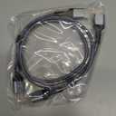 Highwings 8K 2.1 HDMI Cable 1.5FT 2-Pack, Slim 48Gbps Ultra High Speed HDMI Braided Cord-4K@120Hz 8K@60Hz, HDCP 2.2&2.3, Dynamic HDR,eARC,DTS:X,RTX 3090,Compatible with Roku TV/HDTV/PS5/Blu-ray (Grey)