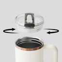 Dreamfocus 30 oz Leak Proof Flip Straw Lid Replacement for Stanley 30 oz Quencher H2.0 and ProTour Tumbler