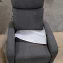 Smug Recliner Chair for Living Room, Linen Recliners, Home Theater Seating with Lumbar Support with Adjustable Backrest and Footrest, Modern Living Room Furniture with Padded Seat Backrest, Grey