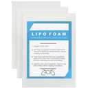 3 Pack Lipo Foam - Post Surgery Ab Board for Use with Post Liposuction Surgery Flattening Abdominal Compression Garments Liposuction Foam pads for Recovery 8"X11" (White)
