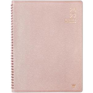 2026-2027 Monthly Planner - 2026-2027 9'' x 11'' Monthly Planner/Calendar from JUL. 2026 - DEC. 2027, 12-Months Calendar Spiral Bound with Soft Leather Cover, 15 Note Pages, Tabs, Inner Pocket