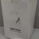 PUSU LED Cordless Gold H9.6 inch Small Wall Sconces Set of 2, Rechargeable 5200mAh Battery Operated Fabric Wall Lamp with Remote, Lighting for Living Room, Bedroom, Hallway, Bathroom, Stairs, Kitchen