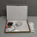 LED Drawing Board, Class Valentines Day Gifts for Kids Toys, 17" Light Up Acrylic Dry Erase Led Note Board with Colors, Doodle Glow Board, Magic Drawing Tablet as Birthday Gifts for Girls Boys (14"W x 10"H)