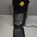 Breakfast Station, Toaster with Frying Pan, Portable Oven Breakfast Maker with Coffee Machine, Non Stick Die Cast Grill/Griddle for Bread Egg Sandwich Bacon Sausages (Black F)