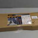 Boat Transom Saver Adjustable from 23 to 35 Inches, Heavy Duty Boat Transom Savers for Outboard Motors 100HP, with Composite for Head Holds Engine, Roller and Trailer Mounts (Black + Silver)