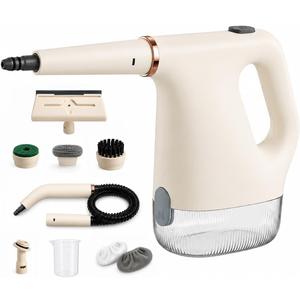 Handheld Steam Cleaner, Fast Heat Steam Cleaner, Adjustable Steam, 450mL Large Water Tank, Pressurized Portable Steamer for Cleaning Home, Kitchen, Car, Bathroom, Tile, Furniture, Multi-Surface