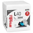 Wypall PowerClean L40 Cloths Extra Absorbent Wipes (05701), Quarterfold, Limited UseTowels, White (18 Packs of 56 Sheets, 1,008 Sheet Total)