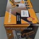 Paint Sprayer Tool 800W High Power Electric Spray Paint Gun Easy to Clean for Furniture Cabinets Fence Walls Door Garden Chairs Yellow