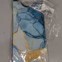 CONCHLERY 2 Pcs Kitchen Sink Splash Guard Faucet Mat Marble Texture Faucet Mat for Sinks Absorbing Drying Mats for Kitchen Bathroom, 23.6x5.5inch