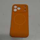 Miracase Magnetic for iPhone 17 Pro Max Case, Compatible with MagSafe, Integrated Silicone Camera Control Cover, 3.0mm Thicken Shockproof Drop Protection Phone Case for 17 ProMax, Orange