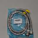 24-Inch Faucet Connector Flexible Hose Stainless Steel Braided Supply Line 1/2" FIP x 3/8" COMP Connects Kitchen sink to Water Supply Pack of 2
