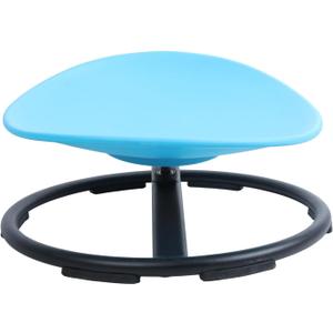 Kids Swivel Spinning Chair - Sensory Spinning Egg Shape Chair, Toddler seat Carousel Spin Sensory Chair for Kids, Sit and Spin Training Body Coordination Blue