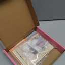 Mini 3D Wooden Doll House Craft Model with LED,DIY Miniature and Furniture Dollhouse Kit,Creative Room Idea for Valentine's Day Birthday Gift (Luna's Apartment)