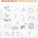 24 Colors Alcohol Markers & 2 Pack Coloring Book Set for Adults to Relax and Relieve Anxiety, included 24 * 2 Themes Designs