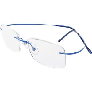 Eyekepper Titanium Rimless Reading Glasses Readers Women Blue +1.5 (Lens Width 51mm-blue)