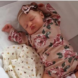 Reborn Baby Girl Dolls - 20 inch Lifelike Newborn Baby with Realistic Veins for Kids Age 3 +