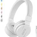 ONTA Kids Headphones for Boys Girls - Child Student Headset Wired plug Toddler Earphones School Teen on Ear for Ipad | Computer | Smart phone | Amazon Fire Tablet | Laptop | Plane Travel | Game, white