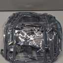 Vorspack Clear Backpack Heavy Duty PVC Transparent Backpack with Reinforced Strap Stitches & Large Capacity for College Workplace Security