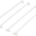 Yellow Mountain Imports American Mahjong Tile Pushers - Set of 4, 18-Inch Clear Transparent Acrylic Mahjong Pushers