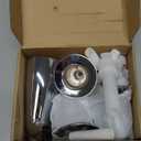 Tub Shower Trim Kit, Chrome Shower Knob 3 Piece and Bath Tub Spout, Compatible with Price/Pfister Verve 3 Handle Tub Faucet, for 1/2'' Pipe Male Thread Connection, 3/4'' IPS Pipe Inside Thread