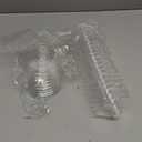 Prestee 100 Pack Clear Plastic Champagne Flutes - 4.5 oz Durable Disposable Champagne Glasses for Parties, Weddings, Toasting and Large Celebrations - Elegant Wine Glasses Stemware for Easy Cleanup