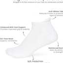 Superminis Women Ankle Socks - Cotton Plain Color Comfortable and Breathable Ankle Socks for Women (6-9, Pack of 4-navy Blue)