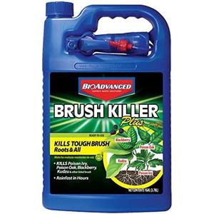 BioAdvanced Brush Killer Plus, Ready-to-Use Weed Killer Sprayer, 1 Gal – Kills Tough Brush Roots & Poison Ivy