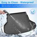 Cartist Cargo Mat Compatible with Kia K4 2025 2026 Accessories Trunk Mat TPE All Weather Anti-Slip Odorless Cargo Liner for K4 Accessories