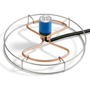 Farm Innovators 1500 Watt Cast Aluminum Submergible Water Tank Heater Deicer with Self Regulating Thermostat for Farm and Home, Silver