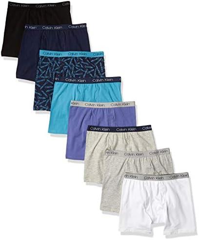 Calvin Klein Boys' Underwear Eight Pack Boxer Briefs Basics Value Pack XL Calvin Klein Boys' Underwear Eight Pack Boxer Briefs Basics Value Pack XL