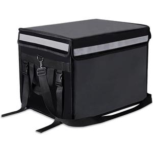 Insulated Bags For Food Delivery XXXL- 20.5" x 16.5" x 16.5", Commercial Insulated Food Delivery Bag w/Divider, Waterproof & Foldable Catering Bag Food Deliveries, 15 inch Pizza Delivery Bag, 80 L
