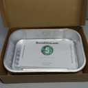 Aluminum Foil Pans,9x13,Heavy Duty Aluminum Pans, Disposable Aluminum Pans,Gold Foil Pans, Deep Container for Heating, Baking, Cooking, BBQs, Parties,Storing,Catering,118oz (5 Pack)