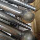 8 Panels Tall No Dig Garden Fence - 40in H x 18ft L, Reinforced Square Tube Rustproof Animal Barrier, Decorative Metal Fencing for Yard & Outdoor Dog Pet Play Areas