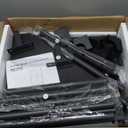 6-Tier Corner Shelf, Industrial Corner Bookshelf with Desk Top, Diamond-Shaped Storage Shelves, Display Stand for Small Spaces, Living Room, Home Office, Foyer, Black TCJ70BB