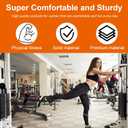 Andibro 2 Pack Ankle Straps for Cable Machine, Glute Kickback Leg Extension D-Ring Ankle Cuffs Attachment for Lower Body Workouts Men Women