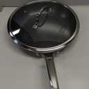 OATOFP Non Stick Frying Pans 12 inch, Hybrid Frying Skillets Nonstick with Lid,non stick Stainless Steel Pans, Dishwasher and Oven-Safe Chef Pan, Induction Compatible Cooking Pan, PFOA Free Cookware