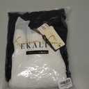 Ekaliy Women's Puff Long Sleeve Shirt Dress Elegant Button Down Loose Swing Party Maxi Dress M