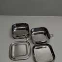 Rectangle Double Decker Stainless Steel Lunch Box