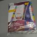 3 x Avery Jan-Dec Customizable Table of Contents Dividers for 3 Ring Binders, 12-Tab Set, Multicolor, 1 Set (11847) (One Size)