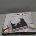 Taylor 3851 High-Capacity Digital Kitchen Scale, 33 Lb, Black