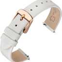 ANNEFIT Watch Bands for Men Women, Top Grain Leather Watch Strap with Quick Release, Band Width 12mm 13mm 14mm 16mm 18mm 20mm 22mm