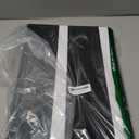 Lightomorrow Bulletin Board, 35 x 17 1/2 inches Felt Board - Decorative Pin Board, Cork Board Alternative for Wall, Foldable Self-Adhesive Vision Board Prayer Board with 20 Pushpins Black