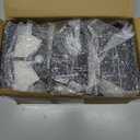 VINHMOR Solar Lights Outdoor 6 Pack, 100LED/ 3 Modes 270° Lighting Angle Motion Sensor Security Lights, IP65 Waterproof Wall Lights Solar Powered, Bright for Backyard Garden Fence Patio Front Door