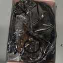 LONAI 4PC Clip in Hair Extensions, 100 Pure Protein Silk Curly Hair Extension for Women, 26 Inch Long Soft Natural Hair Extensions-Dark Almond brown with copper