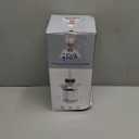 MR.SIGA Toilet Bowl Brush and Holder, Premium Quality, with Solid Handle and Durable Bristles for Bathroom Cleaning, White, 1 Pack (One Size)